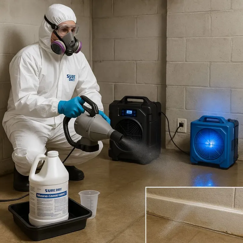 Sanitization and Odor Removal process in Garden City, TX