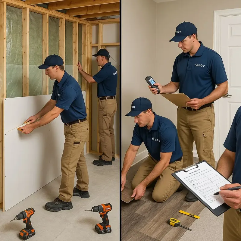 Repairs and Reconstruction process in Garden City, TX