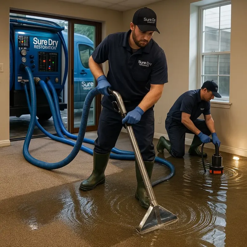 Water Extraction and Removal process in Garden City, TX
